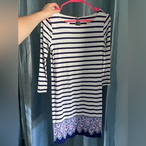 Lilly Pulitzer comfortable 3/4 length sleeve dress